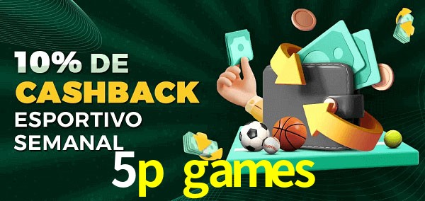 10% de bônus de cashback na 5p games